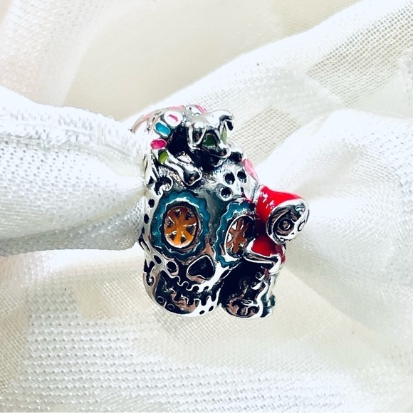 💀 NWOT Coco & Dante Skull Glow-in-the-Dark Charm ✨Halloween - Picture 12 of 15